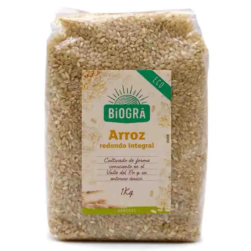 Riso Integrale Tondo 1kg Biogra Bio