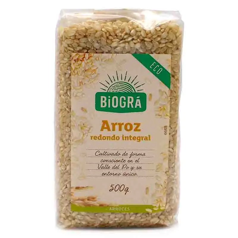 Riso Integrale Tondo 500g Biogra Bio