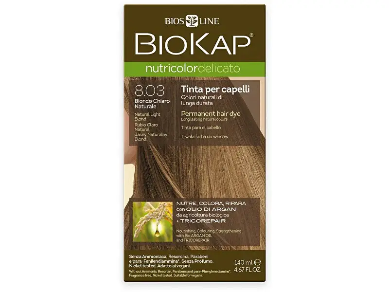 NUTRICOLOR DELICATO - Colore dei capelli - 8,03 Biondo luce naturale 140 ml