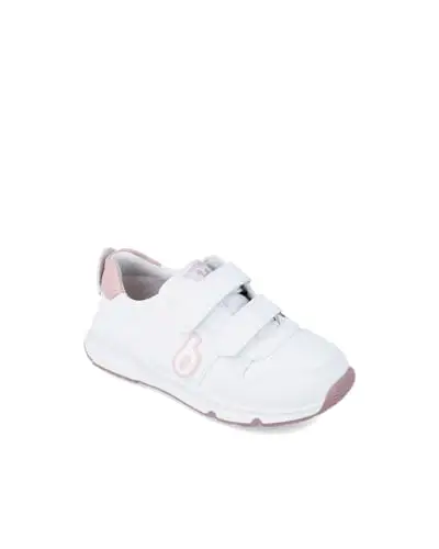 Biomecanics 231005, Scarpe da Ginnastica, Bianco e Rosa, 34 EU