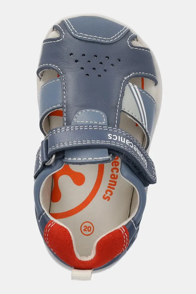 sandali in pelle bambino/a Blu miniatura 4