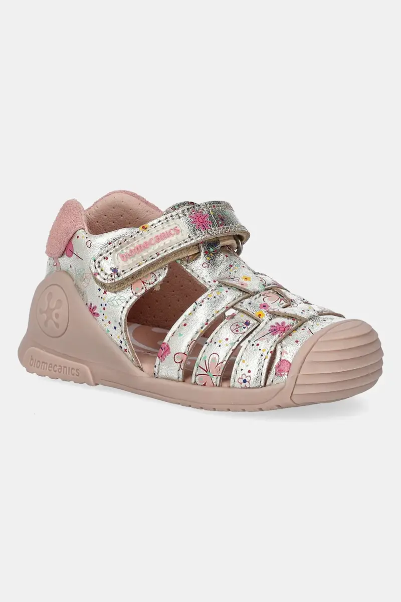 sandali in pelle bambino/a colore argento 252103