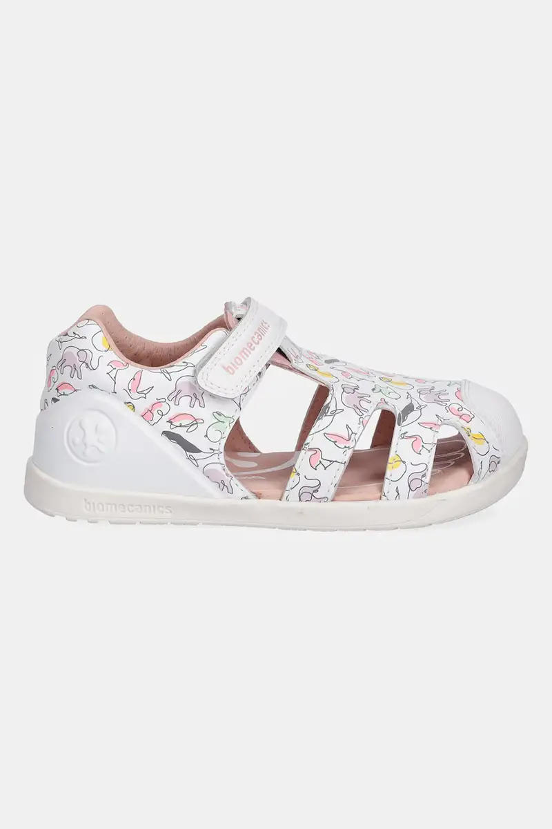 sandali in pelle bambino/a colore bianco 252167 miniatura 2