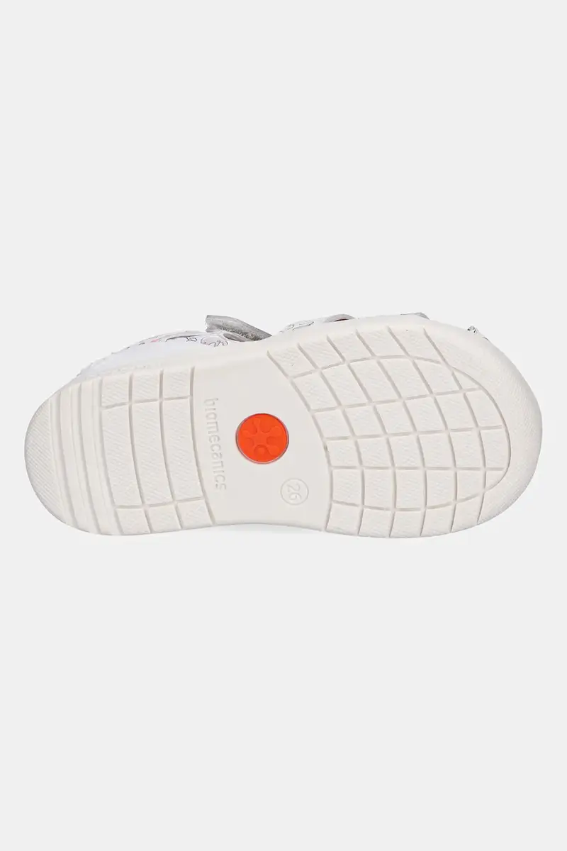 sandali in pelle bambino/a colore bianco 252167 miniatura 5