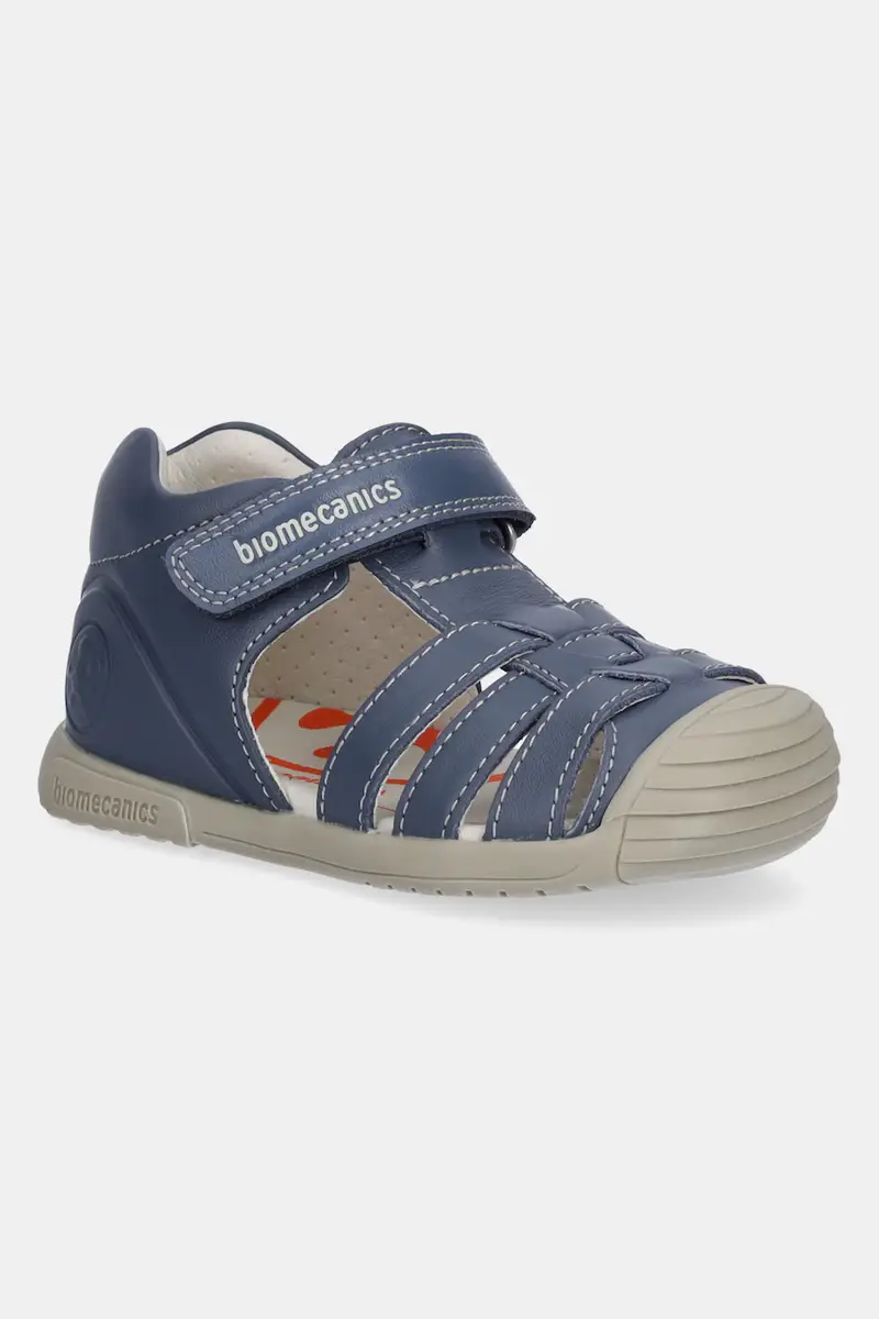 sandali in pelle bambino/a colore blu 252123