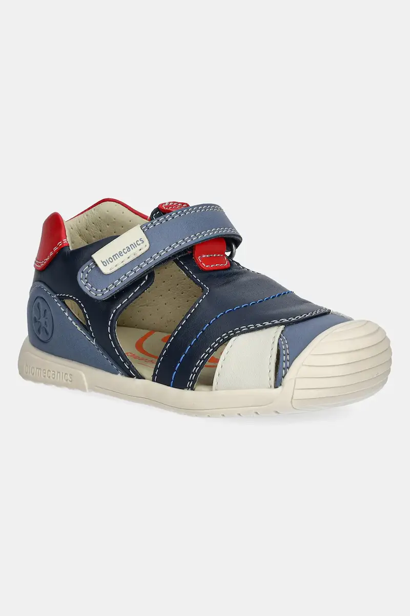 sandali in pelle bambino/a colore blu navy 252126