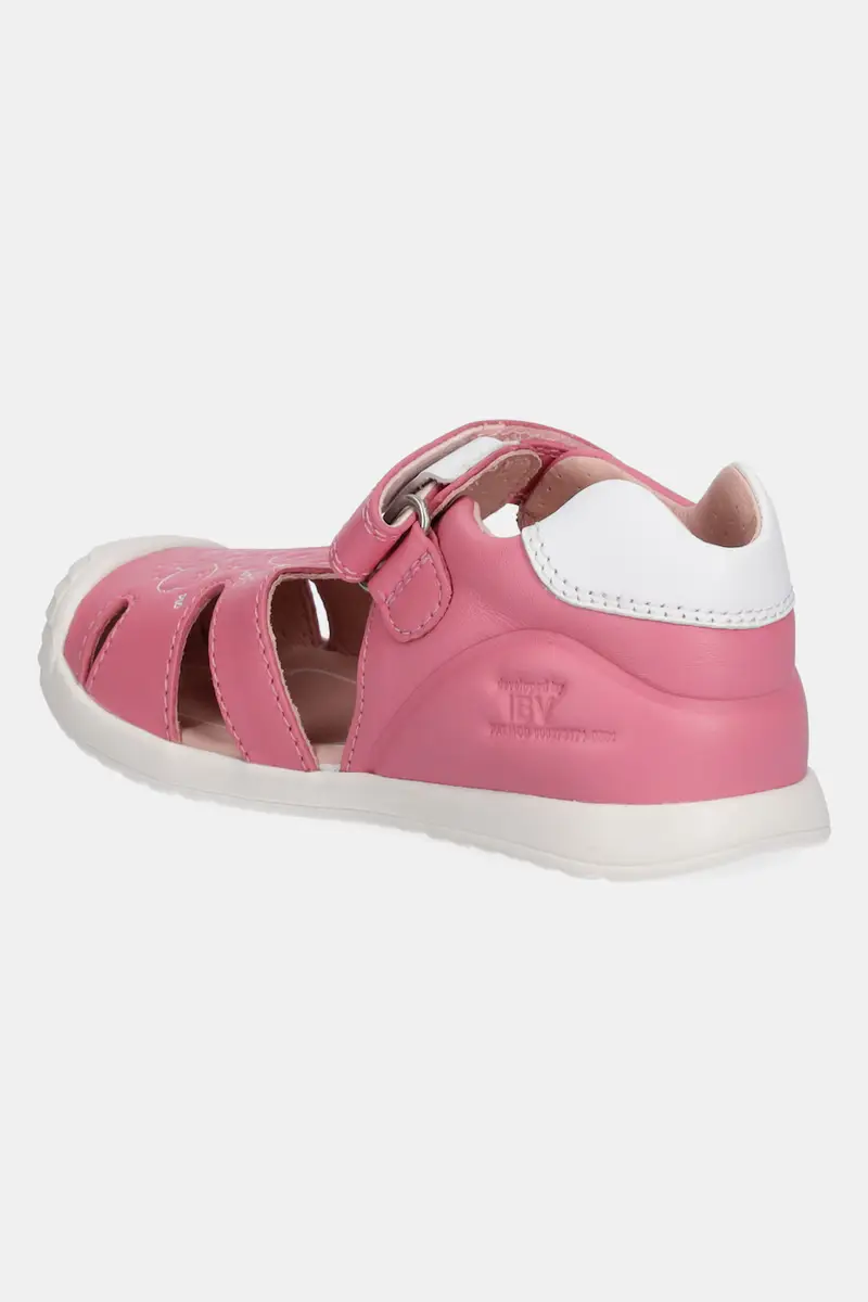 sandali in pelle bambino/a colore rosa 252108 miniatura 3