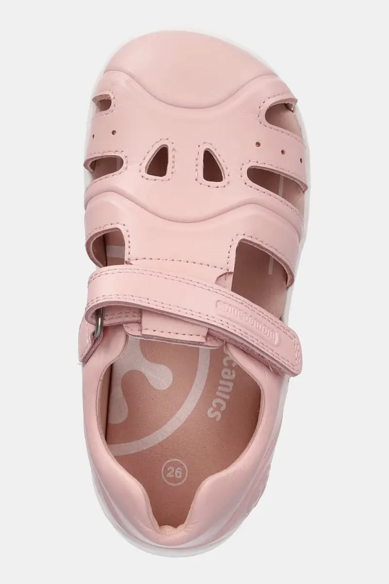 sandali in pelle bambino/a colore rosa 252165 miniatura 4