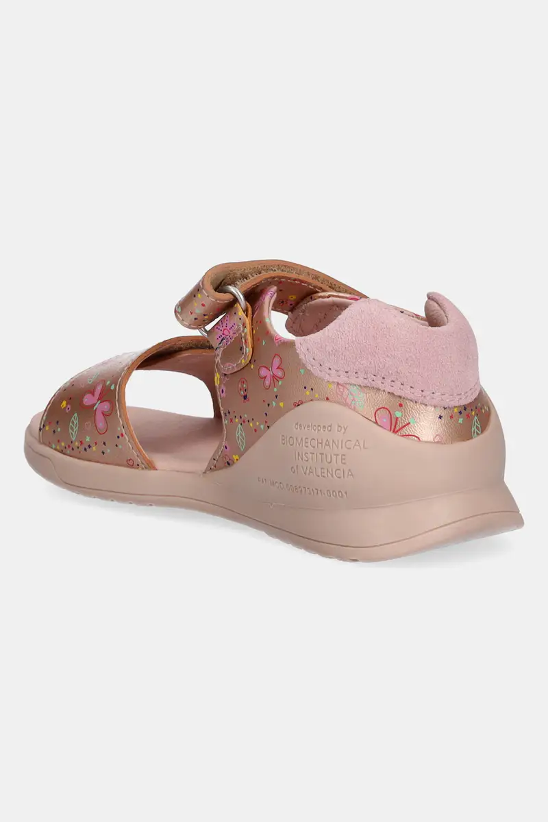 sandali in pelle bambino/a Oro miniatura 3