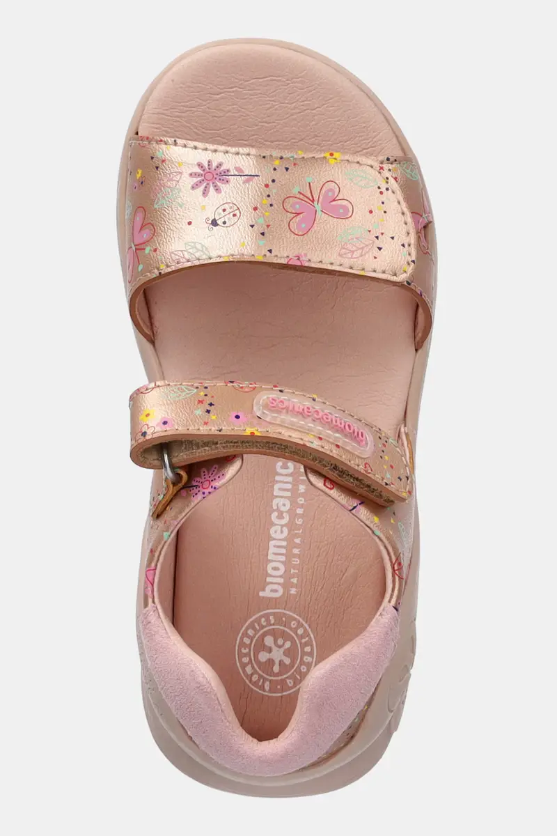 sandali in pelle bambino/a Oro miniatura 4