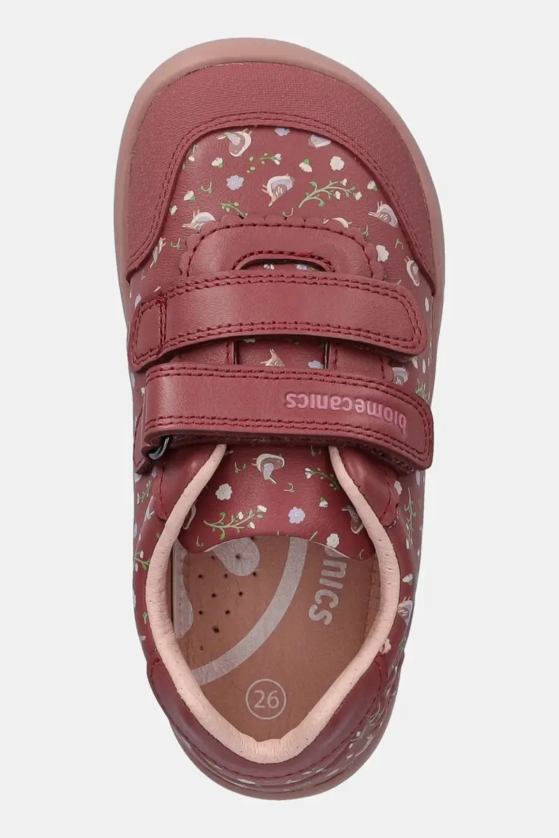 scarpe basse in pelle bambini colore arancione 251150 miniatura 4