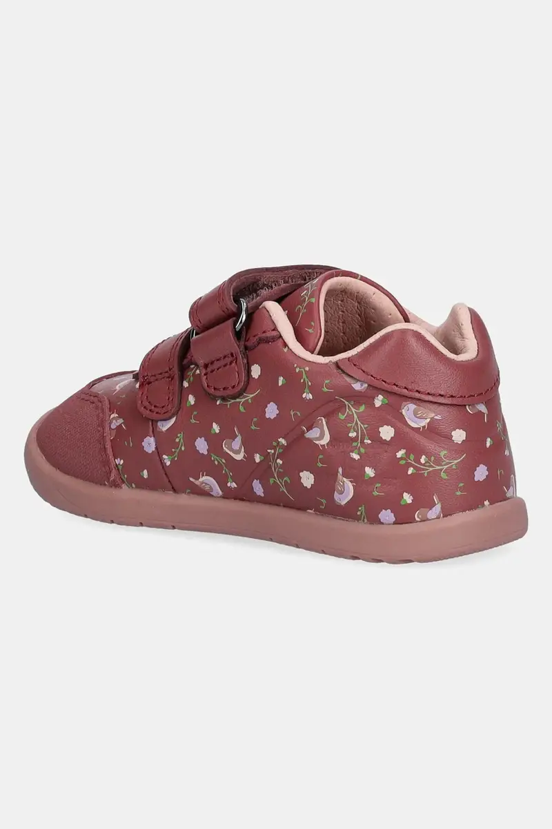 scarpe basse in pelle bambini colore arancione 251150 miniatura 3