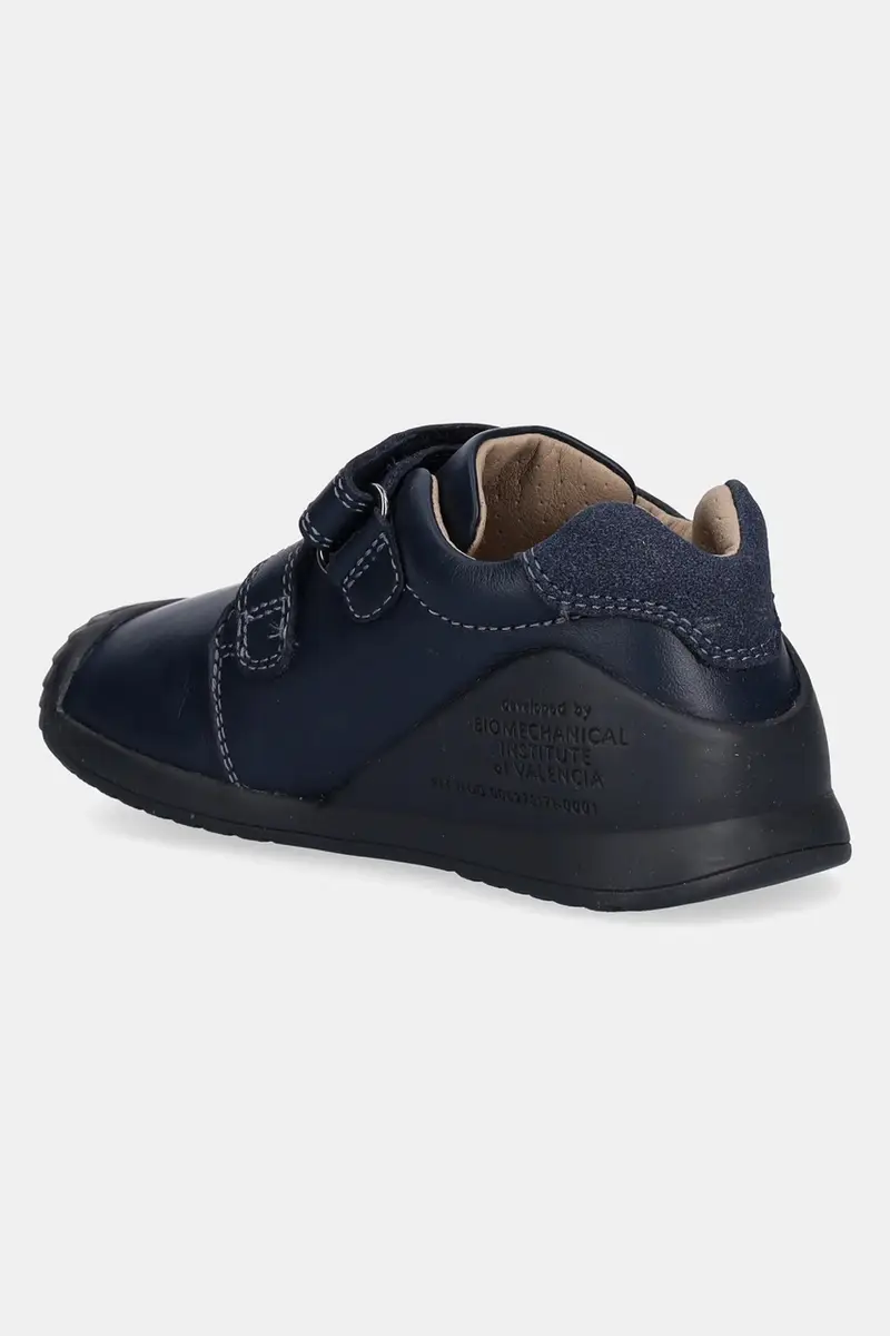 scarpe basse in pelle bambini colore blu navy 251120 miniatura 3