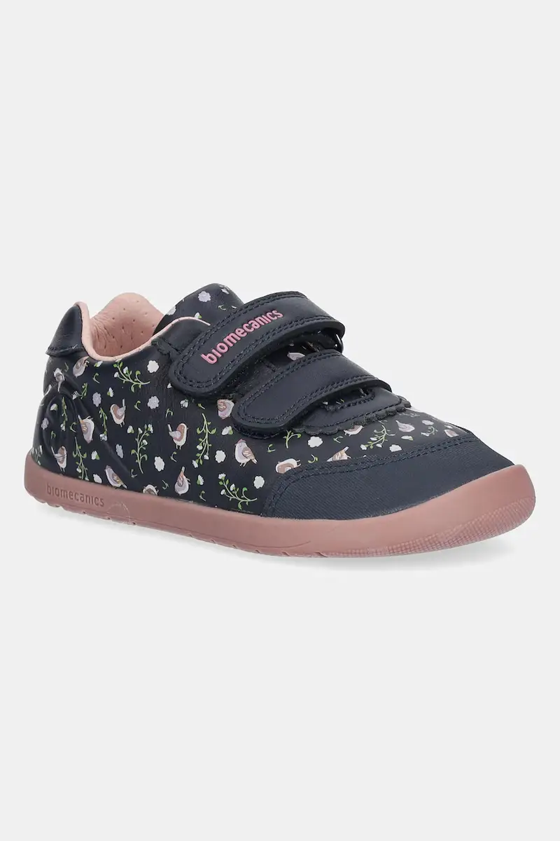 scarpe basse in pelle bambini colore blu navy 251150