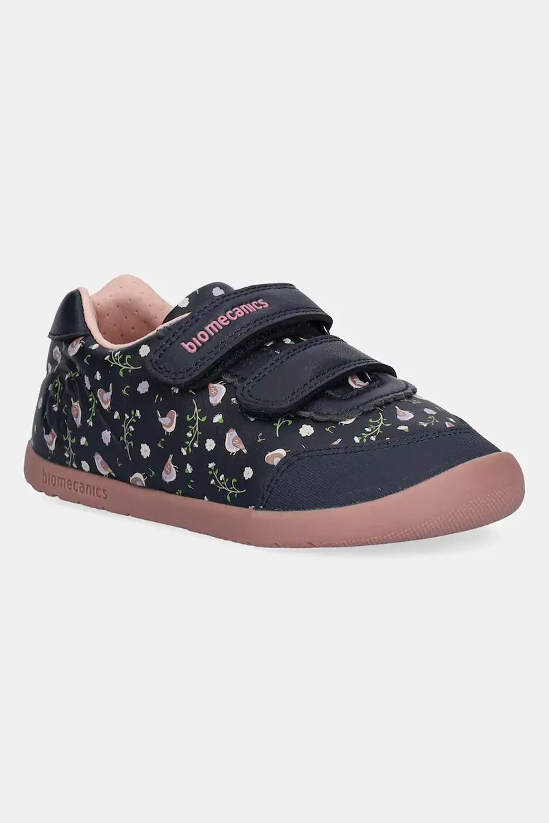scarpe basse in pelle bambini colore blu navy 251150