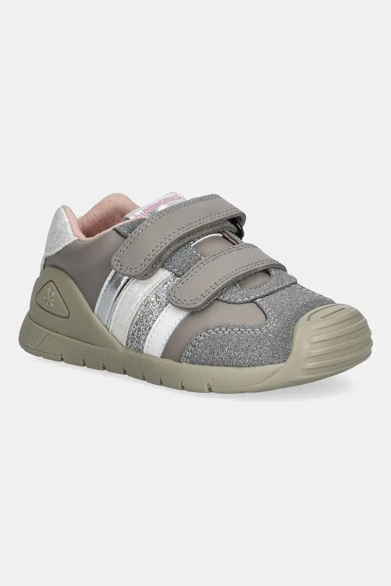 scarpe basse in pelle bambini colore grigio 251129