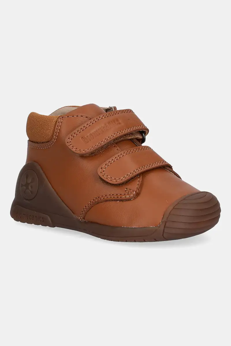 scarpe basse in pelle bambini colore marrone 251133