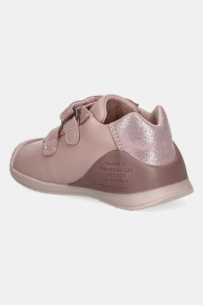 scarpe basse in pelle bambini colore rosa 251102 miniatura 3