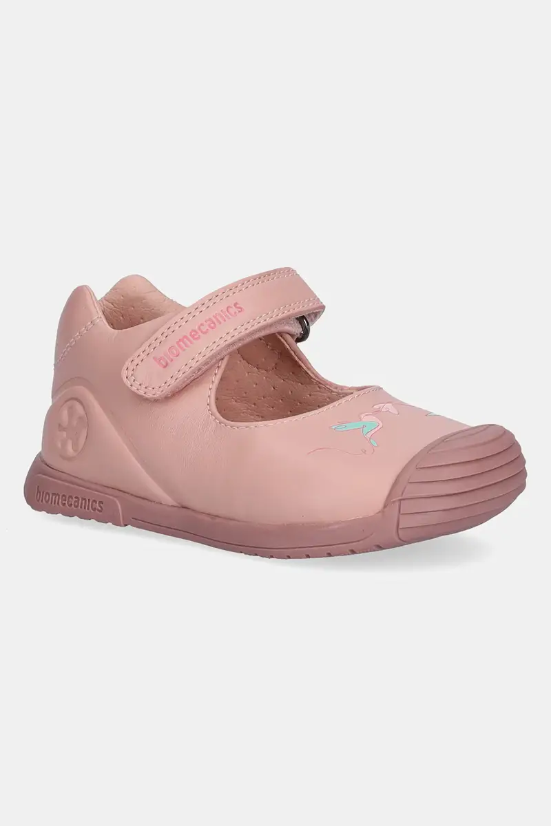 scarpe basse in pelle bambini colore rosa 251105