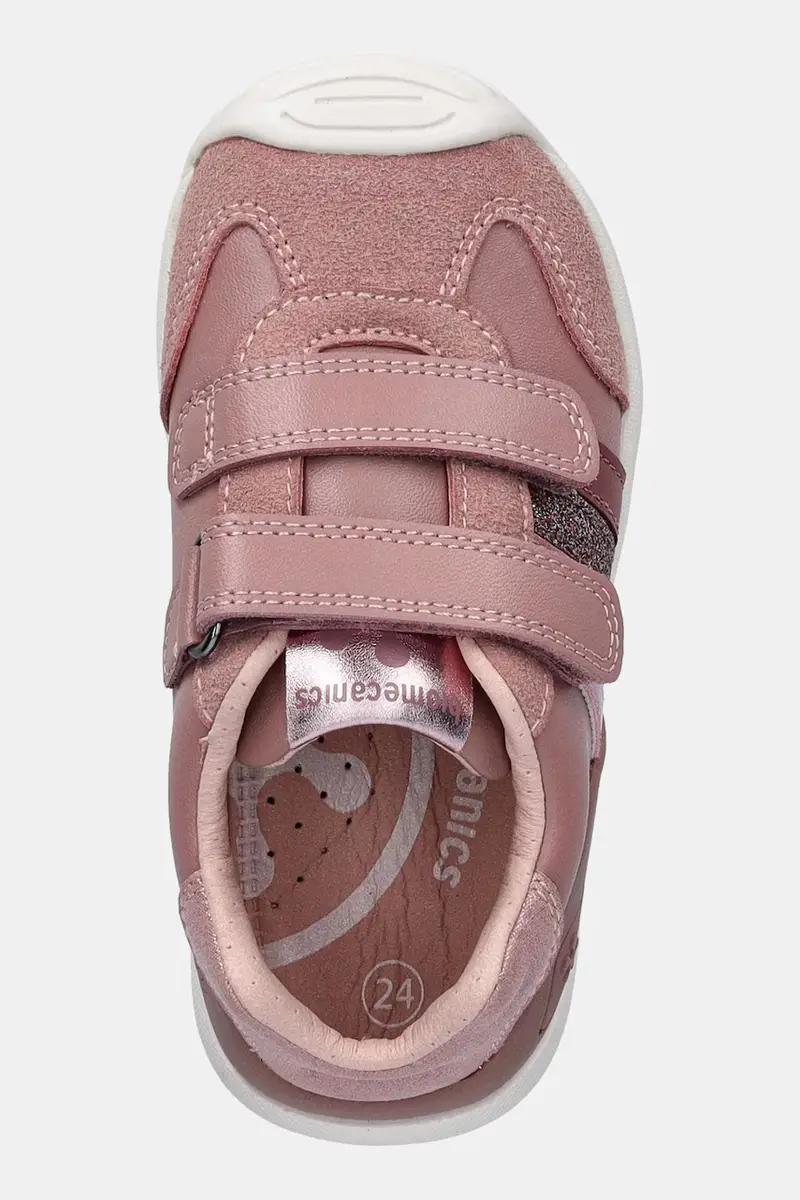 scarpe basse in pelle bambini colore rosa 251129 miniatura 4