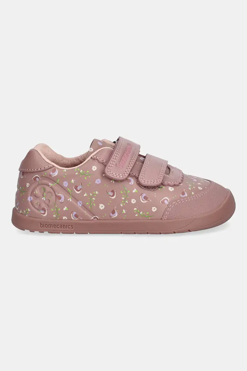 scarpe basse in pelle bambini colore rosa 251150 miniatura 2
