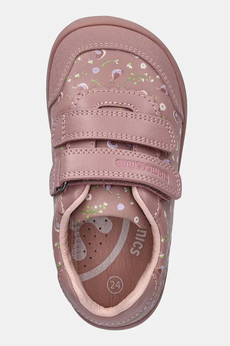 scarpe basse in pelle bambini colore rosa 251150 miniatura 4