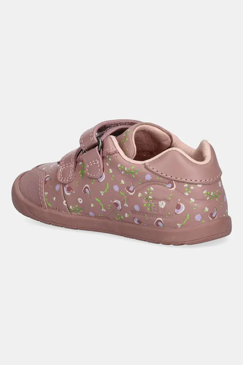 scarpe basse in pelle bambini colore rosa 251150 miniatura 3