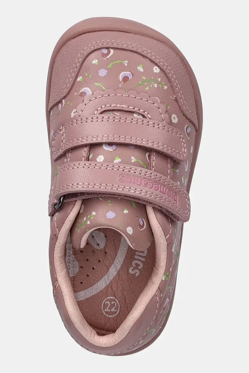 scarpe basse in pelle bambini colore rosa 251150 miniatura 4