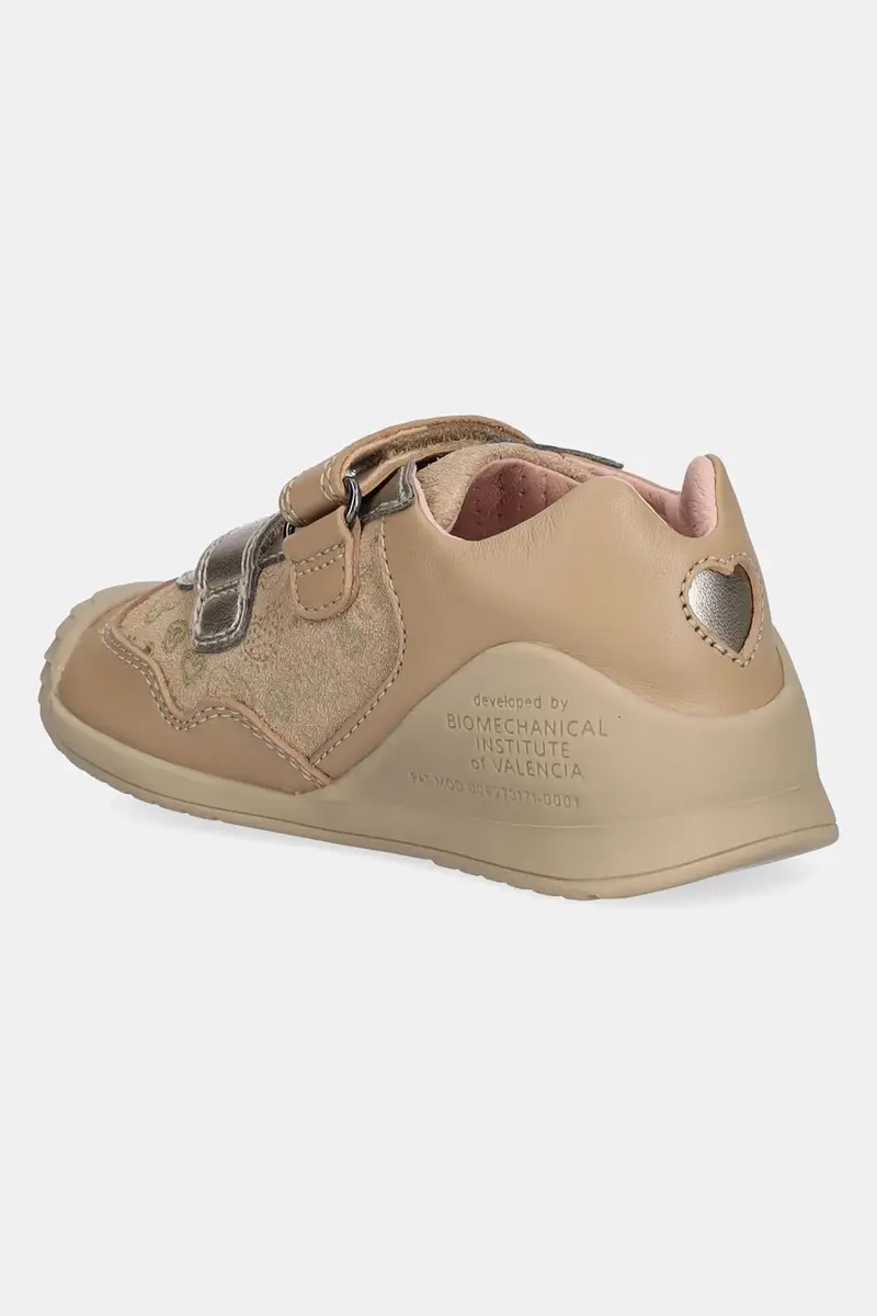 scarpe basse in pelle bambini colore verde 251103 miniatura 3