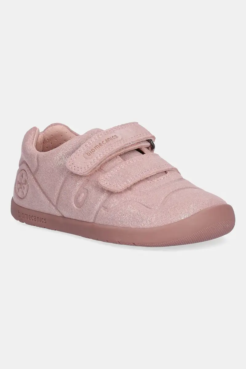sneakers in camoscio per bambini colore rosa 251160