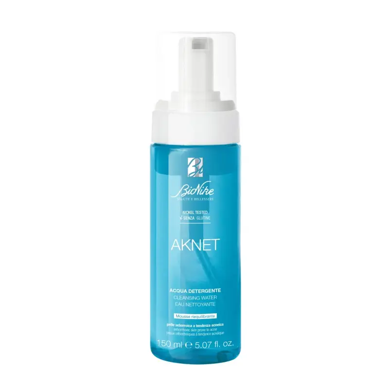 Aknet Acqua Detergente - Mousse detergente viso,Acqua micellare
