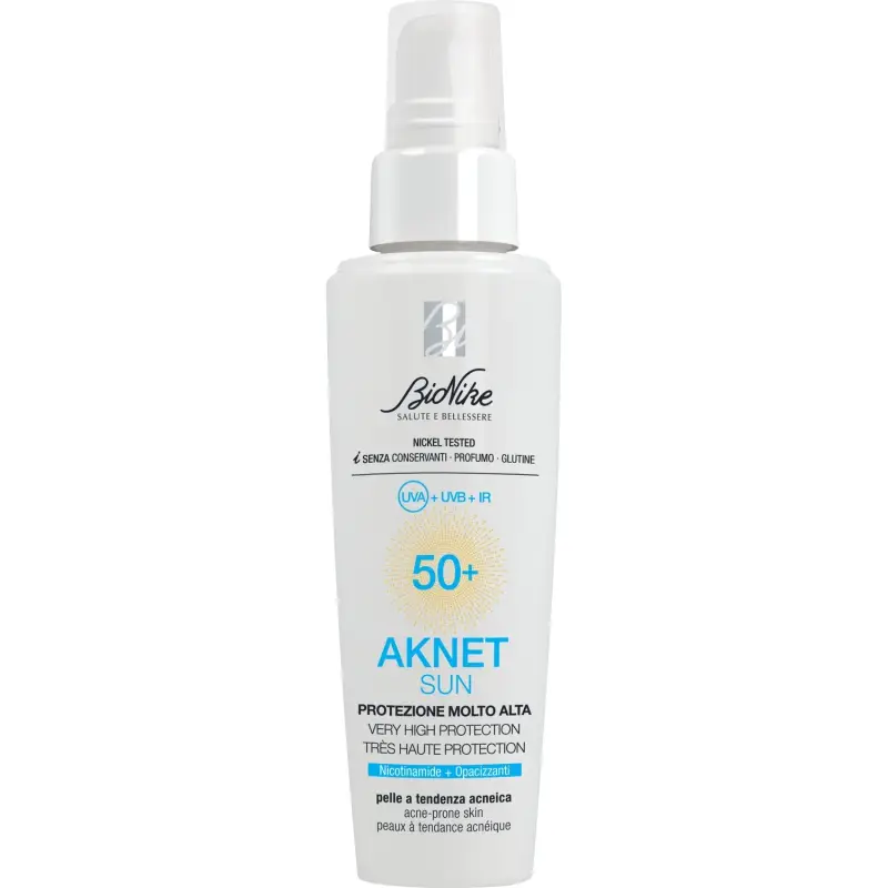 Aknet Aknet Sun SPF50+ - Protezione solare viso
