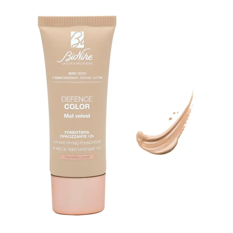 Defence Color Mat Velvet Fondotinta Opacizzante 12H 402 Creme - Fondotinta