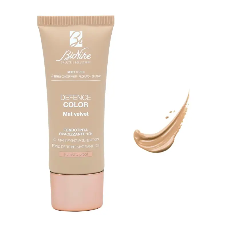 Defence Color Mat Velvet Fondotinta Opacizzante 12H 403 Sable - Fondotinta