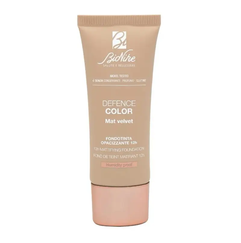 Defence Color Mat Velvet Fondotinta Opacizzante 12H 406 CANNELLE - Fondotinta