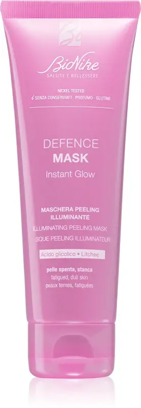 Defence Mask maschera esfoliante illuminante viso per pelli stanche 75 ml