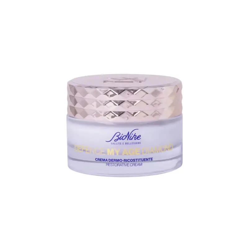 Defence My Age Diamond - Crema Dermo Ricostituente - Trattamento antietà pelli mature,Crema antirughe,Crema viso pelle secca,Crema idratante