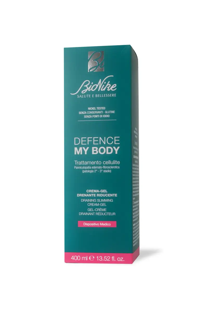 Defence My Body Crema-gel drenante riducente - Crema glutei e gambe, Crema anticellulite miniatura 2