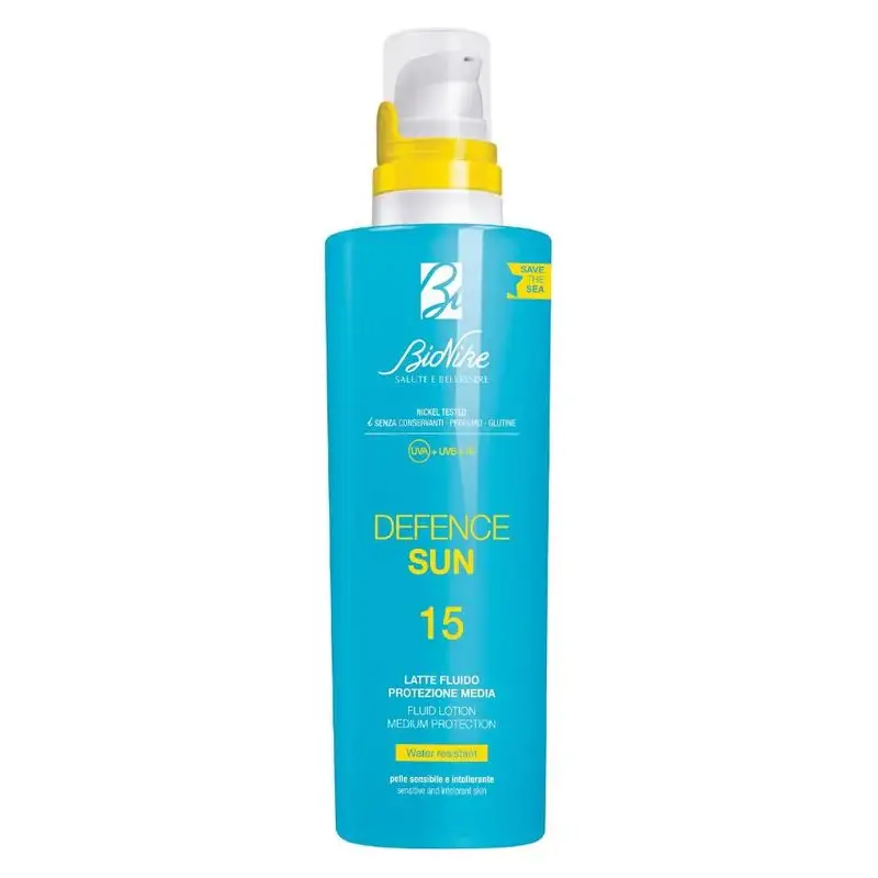 Defence Sun Latte Fluido Protezione Media Spf 15 200 Ml