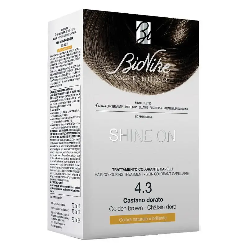 Shine On Trattamento Colorante Capelli 4.3 Castano Dorato