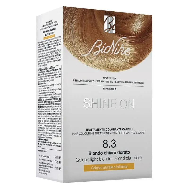 Shine On Trattamento Colorante Capelli 8.3 Biondo Chiaro Dorato