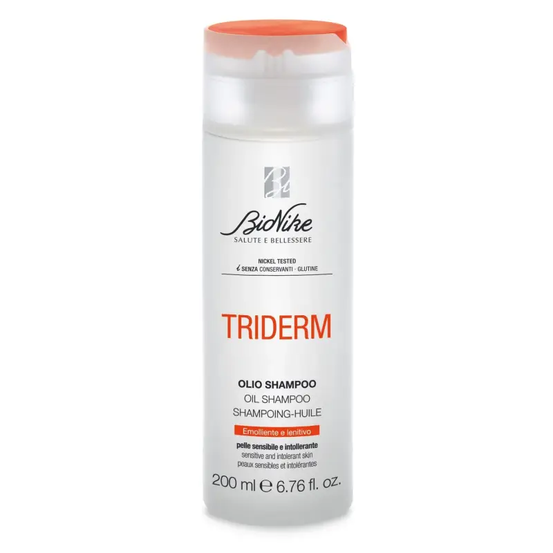 Triderm Olio Shampoo - Shampoo delicato,Shampoo lavaggi frequenti,Capelli normali