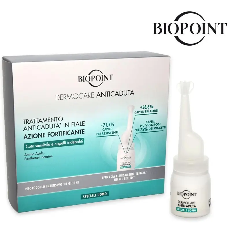 Biopoint dermocare anticaduta - Azione fortificante 20 fiale