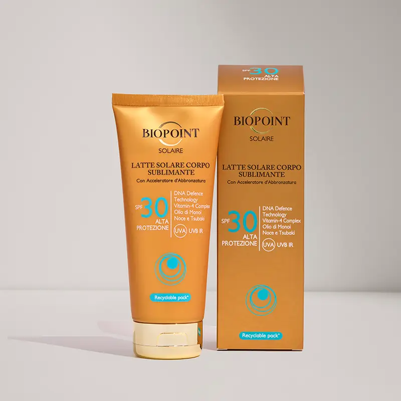 Biopoint Solaire - Latte solare corpo sublimante 200 ml - SPF 30