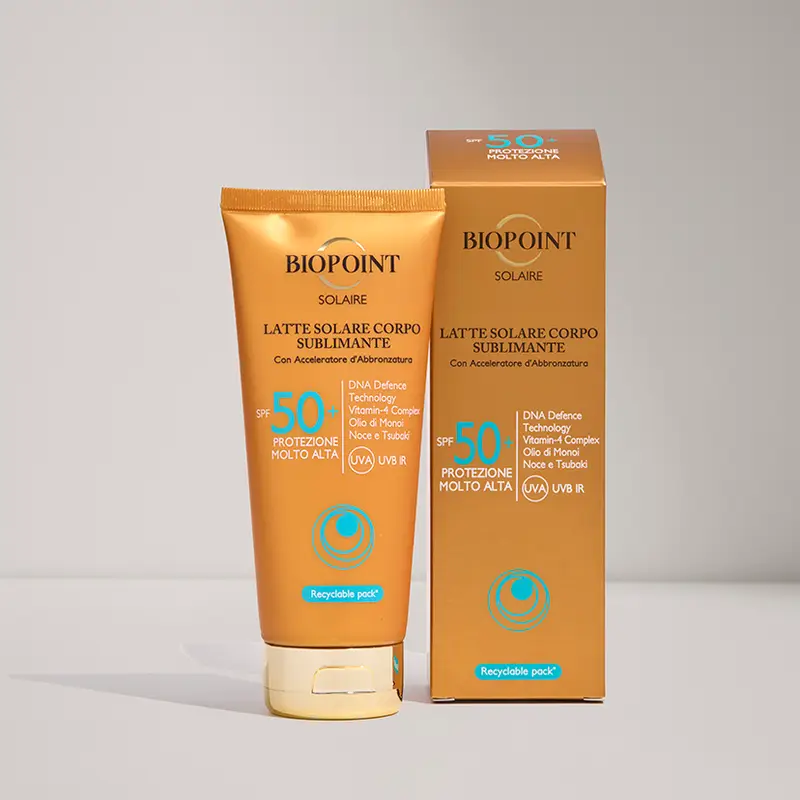 Biopoint Solaire - Latte solare corpo sublimante 200 ml - spf 50+