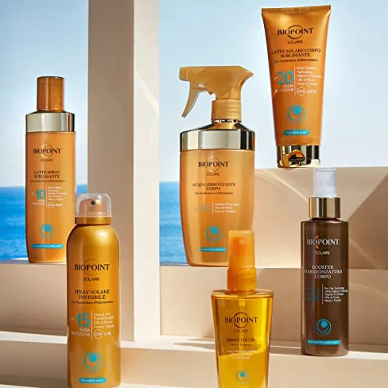 Biopoint Solaire - Spray On Oil, Olio Capelli Solare Senza Risciacquo, Azione Idratante e Nutriente, Dona Protezione dalla Secchezza e Luminosità, Effetto Naturale, 100 ml miniatura 3