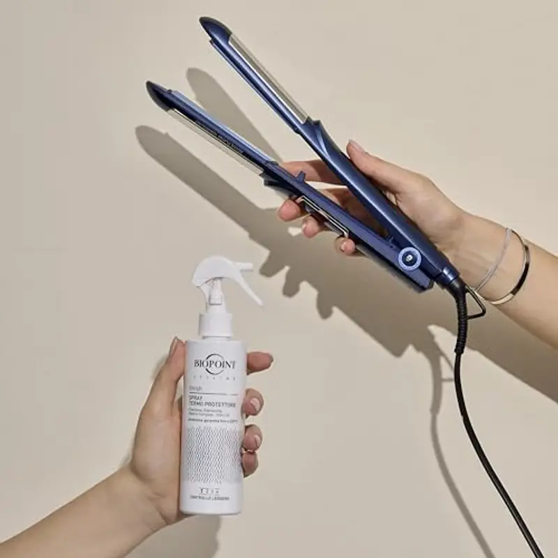 Biopoint Styling - Spray Termoprotettore Capelli, Protezione fino a 230° dal Calore di Phon, Piastra e Arricciacapelli, con Filtri UV, 200 ml miniatura 3