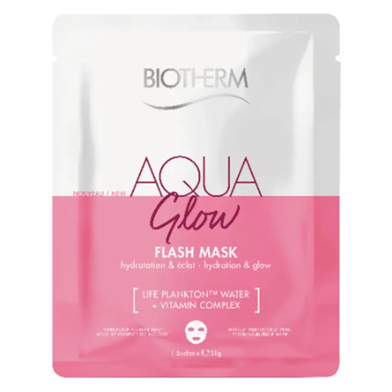 Aquasource Aqua Glow Flash Mask - Maschera viso idratante,Maschera illuminante viso