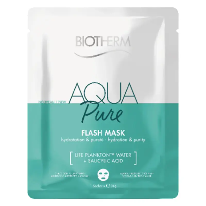 Aquasource Aqua Pure Flash Mask - Maschera viso idratante,Maschera viso purificante