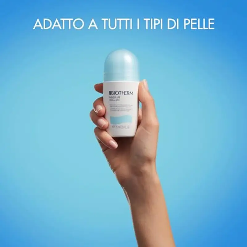BIOTHERM Deo Pure Antiperspirant Roll-On 48H, Deodorante Antitraspirante 48H Roll-On, Per Tutti i Tipi di Pelle miniatura 2